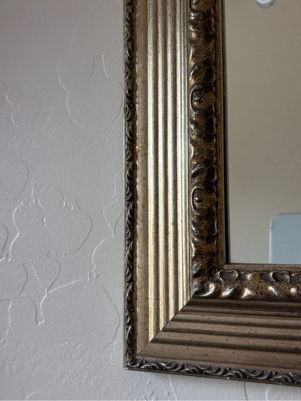Vintage Wall Mirror “ You are Beautiful”Ornate Frane Boho Shabby Distressed